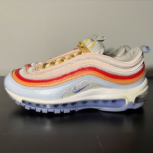 Nike Air Max 97 Football Grey Light Thistle Women Size 8